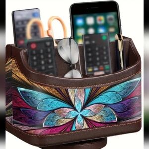 Brand New! Colorful Leather Desk Organizer!